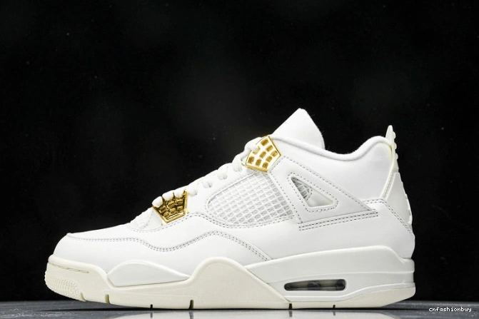 4 AQ9129-170 Gold Retro Jordan Metallic 0718